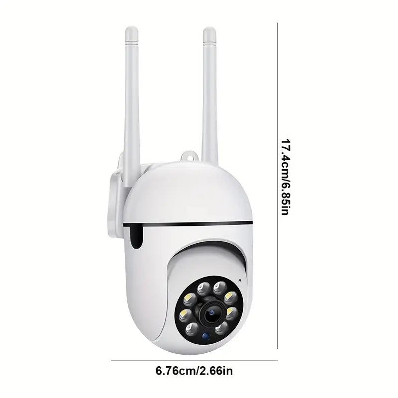 CÁMARA DE SEGURIDAD WIFI 360° CON VISIÓN NOCTURNA 1080P HD