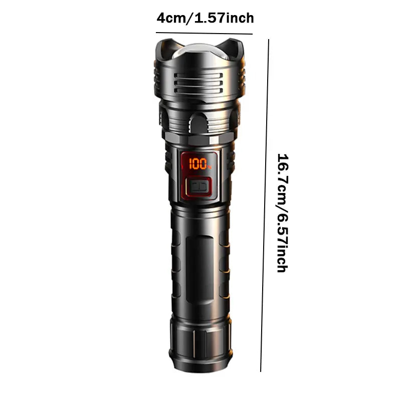LINTERNA LED SUPER POTENTE DE LARGO ALCANCE